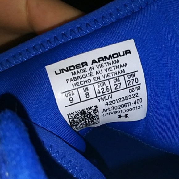 Under Armour HOVR Havoc BLUE - Picture 3 of 5